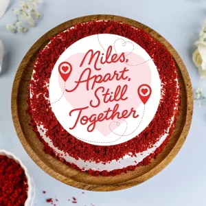Red Velvet Cake Photo Cake